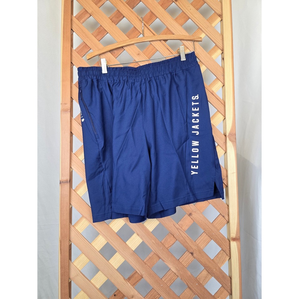 Adidas Georgia Tech Yellow Jackets Shorts Mens Large Navy Blue JE4534 - New
